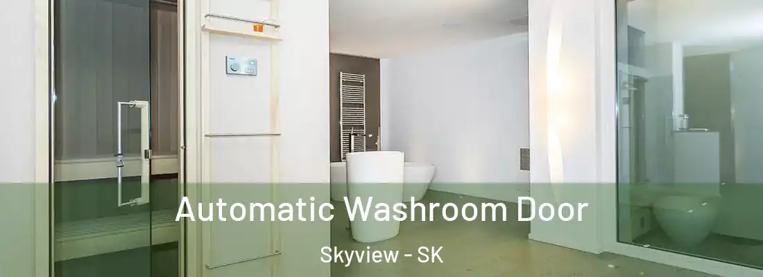 Automatic Washroom Door Skyview - SK