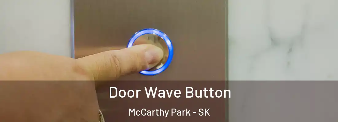 Door Wave Button McCarthy Park - SK