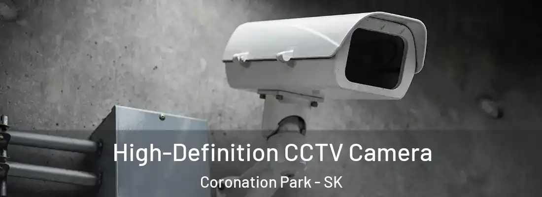  High-Definition CCTV Camera Coronation Park - SK