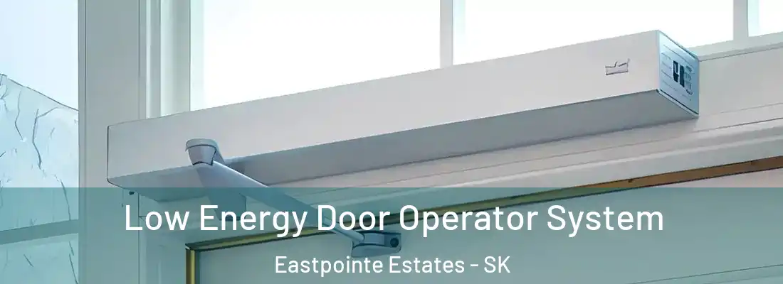  Low Energy Door Operator System Eastpointe Estates - SK