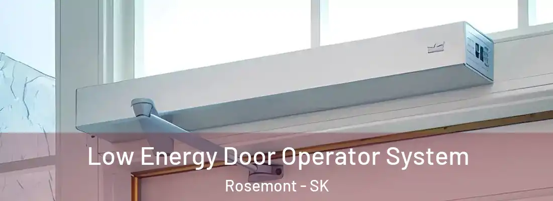  Low Energy Door Operator System Rosemont - SK