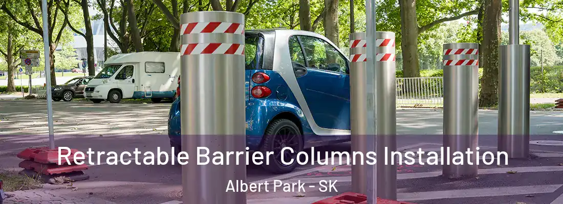  Retractable Barrier Columns Installation Albert Park - SK