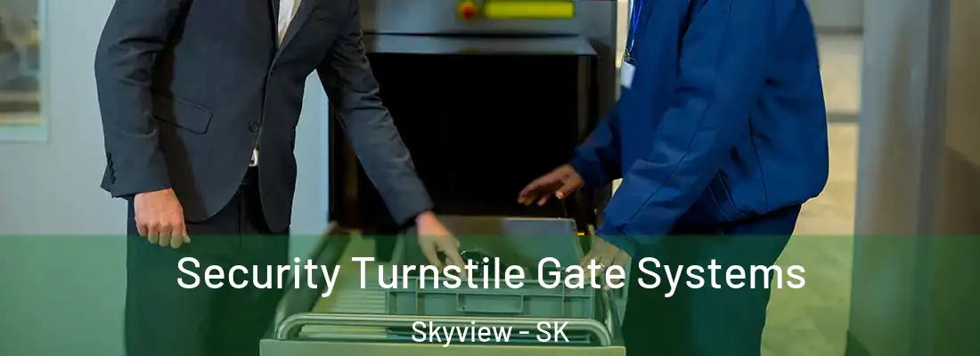 Security Turnstile Gate Systems Skyview - SK